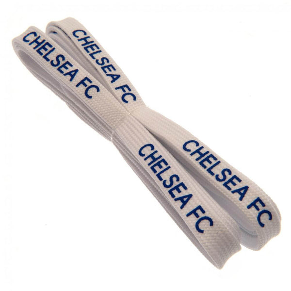 Chelsea FC Accessories Set LKT Sport This essential training accessories set features vibrant team colours and club crestsPair of white and blue soft cotton wristbands with the Chelsea crestTeam colour captains arm band and boot laces featuring Chelsea te