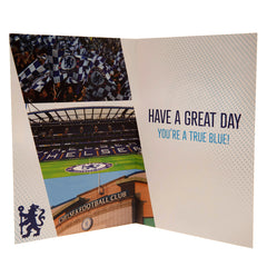 Chelsea FC Birthday Card With Stickers LKT Sport Football>Premier League>Chelsea FC Greeting Cards