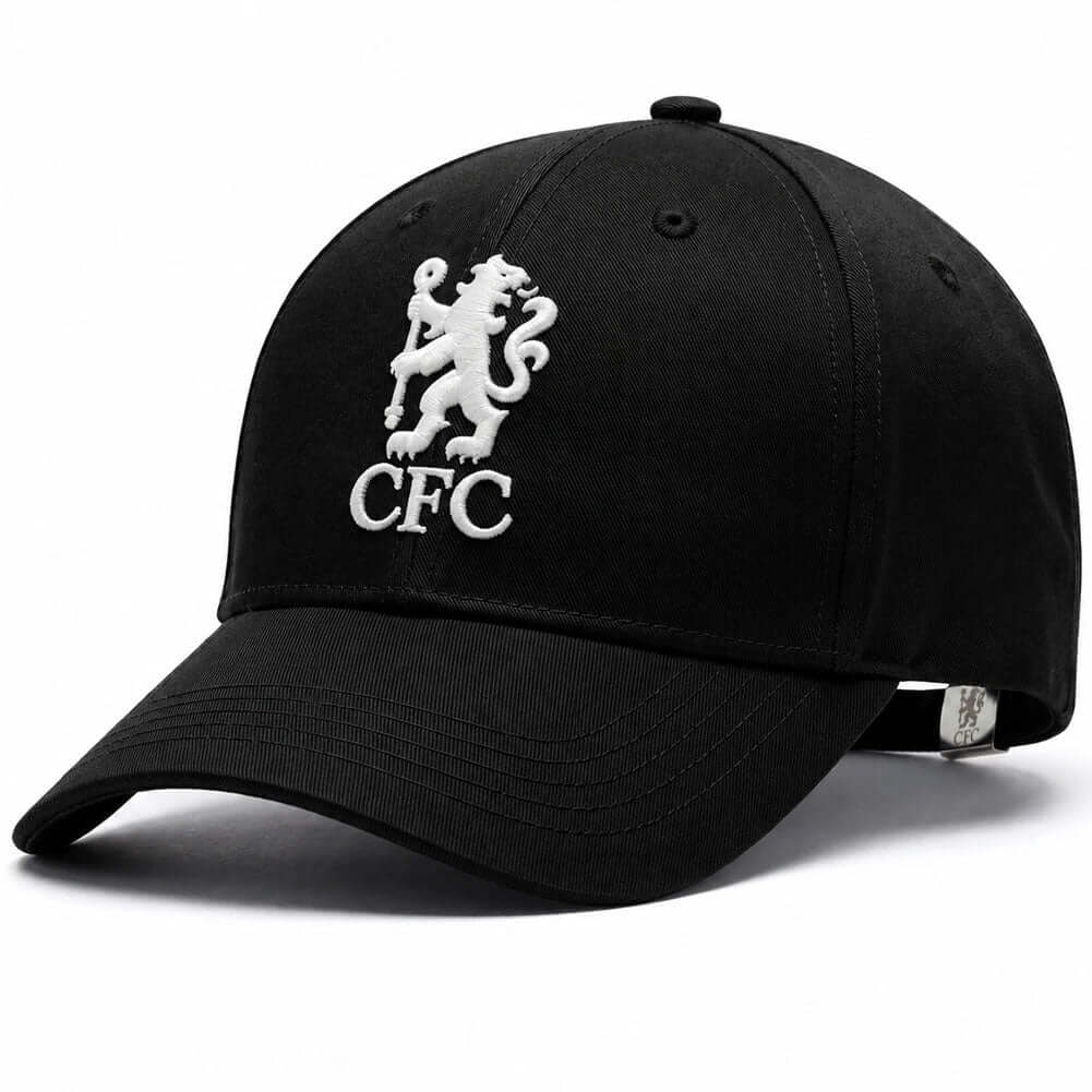 Chelsea FC Black Cap LKT Sport Midnight black classic design curved brim capFeatures an embroidered Chelsea Lion crestWith a metal buckle size adjuster 55-61cmOfficial licensed productAdults, to fit approx 58cm Caps Hauptbild
