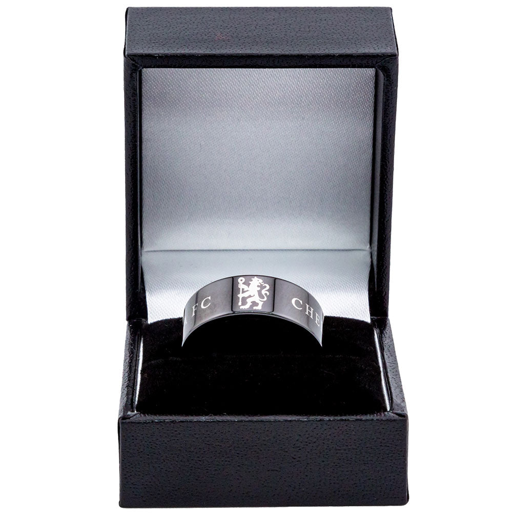 Chelsea FC Black Ceramic Ring Large LKT Sport Football>Premier League>Chelsea FC
