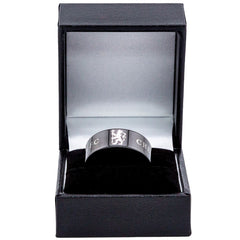 Chelsea FC Black Ceramic Ring Large LKT Sport Football>Premier League>Chelsea FC