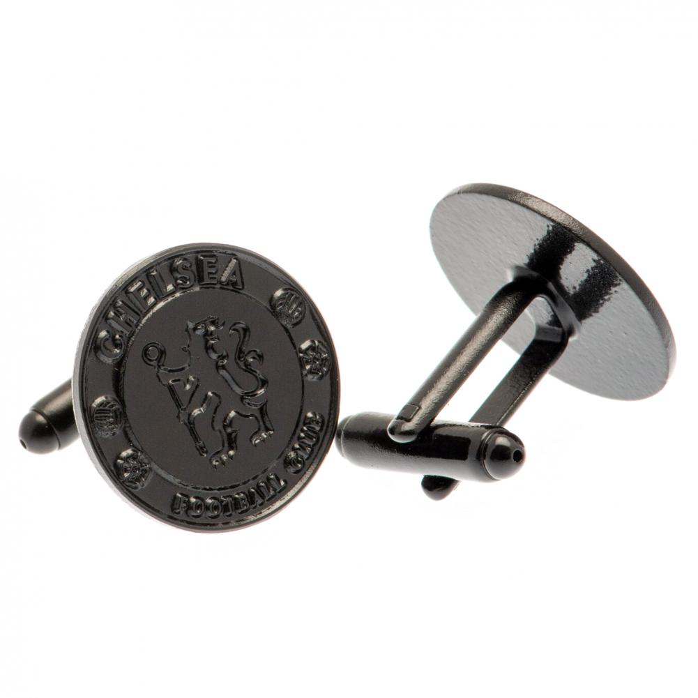 Chelsea FC Black IP Cufflinks LKT Sport Football>Premier League>Chelsea FC Cufflinks