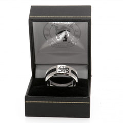 Chelsea FC Black Inlay Ring Small LKT Sport Football>Premier League>Chelsea FC Rings