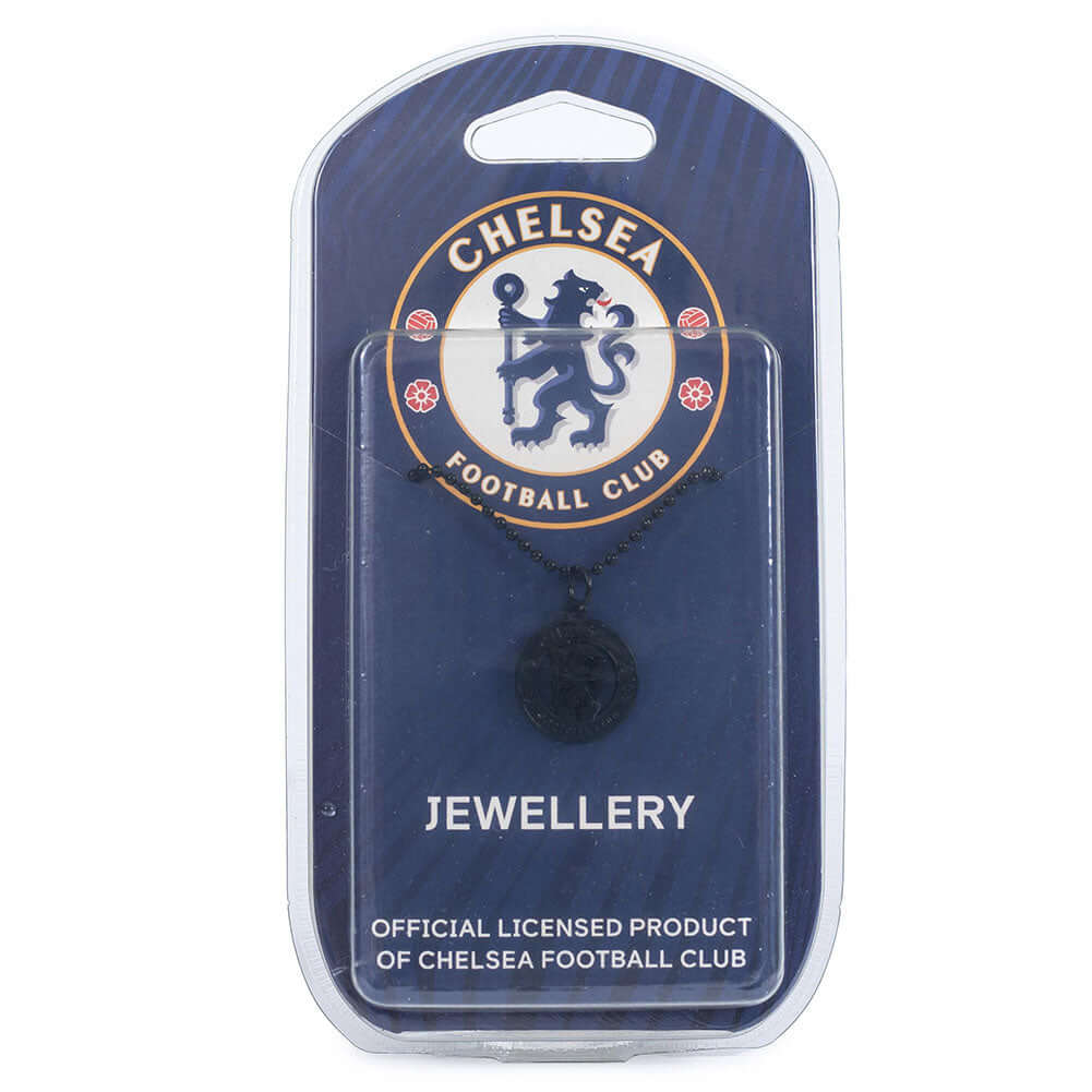 Chelsea FC Black Plated Pendant & Chain Secondary image