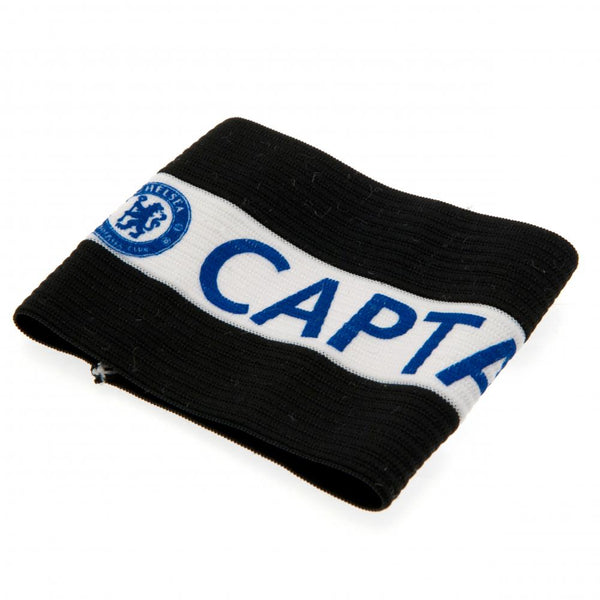 Chelsea FC Captains Armband BK LKT Sport Featuring club crest in team colours Elasticated, one size fits all Official licensed product Approx 9cm wide On a header card Captains Armbands