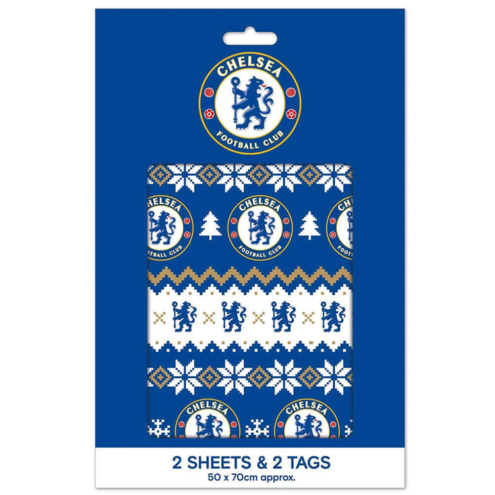 Chelsea FC Christmas Gift Wrap LKT Sport Football>Premier League>Chelsea FC Wrapping Paper