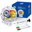 Chelsea FC 'Colour In' Mini Football Set LKT Sport Colour your own mini football featuring the Chelsea crest and team mascotComes with a hand pump, 5 colouring pens and a card ball standOfficial licensed product American Football Toys