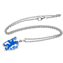 Chelsea FC Colour Lion Pendant & Chain LKT Sport Football>Premier League>Chelsea FC