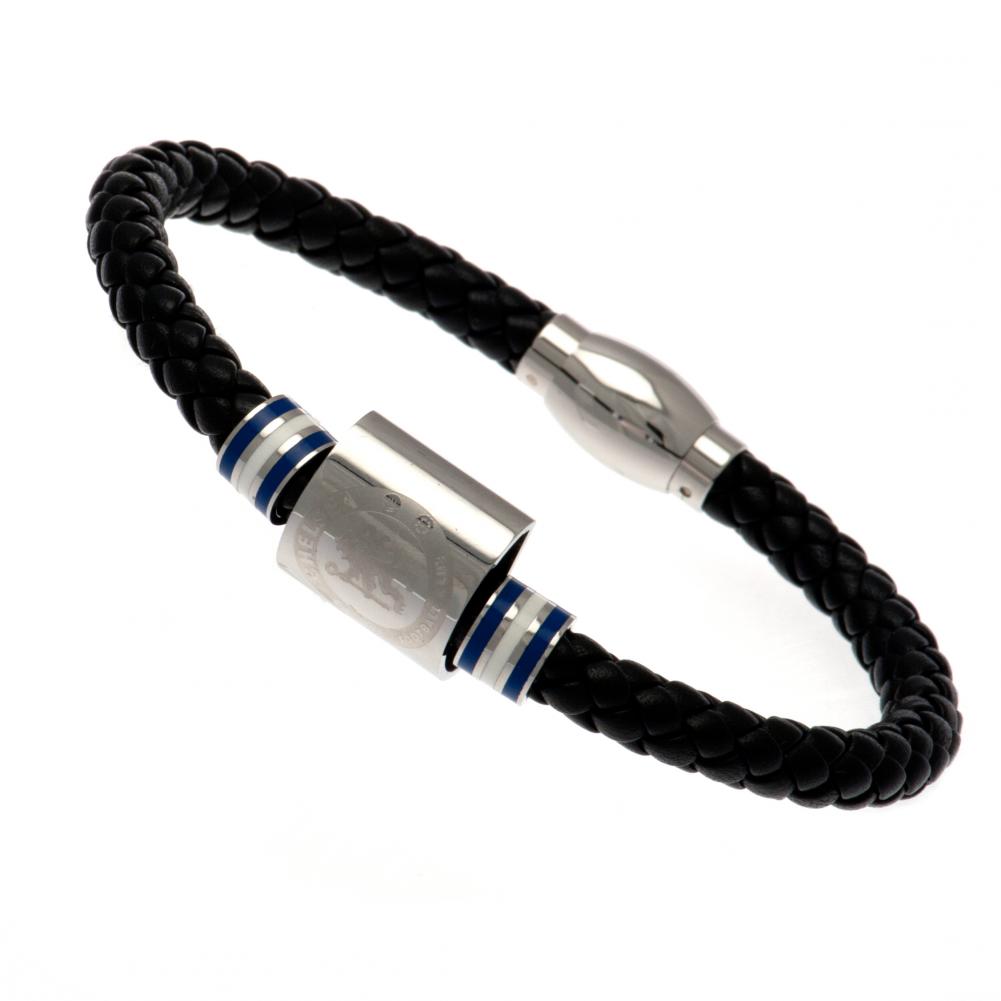 Chelsea FC Colour Ring Leather Bracelet LKT Sport Football>Premier League>Chelsea FC Bracelets
