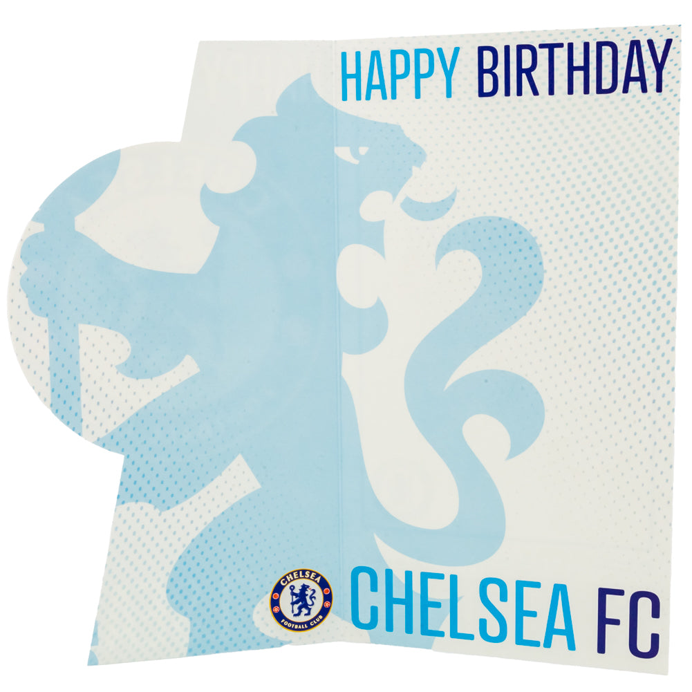 Chelsea FC Crest Birthday Card LKT Sport Football>Premier League>Chelsea FC Greeting Cards