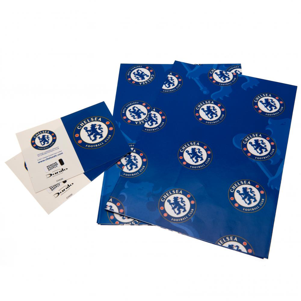 Chelsea FC Crest Gift Wrap LKT Sport Football>Premier League>Chelsea FC Wrapping Paper