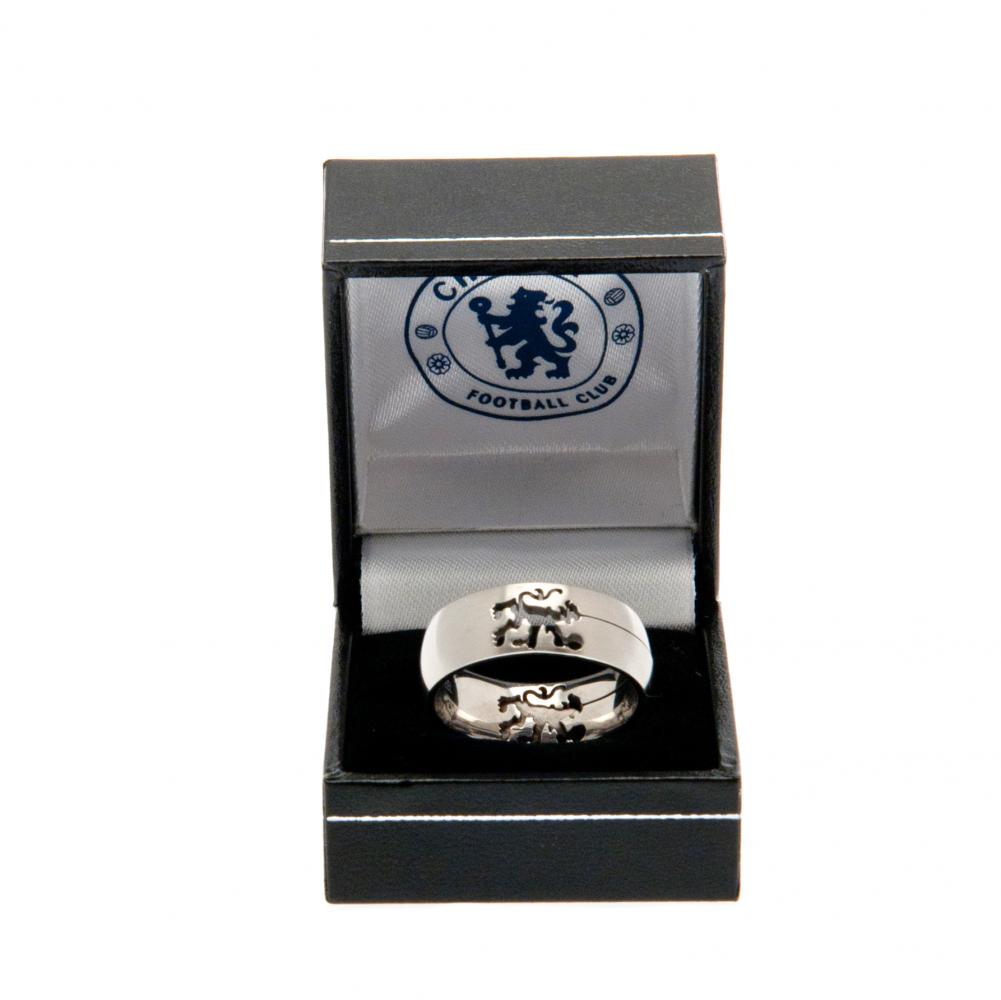 Chelsea FC Cut Out Ring Medium LKT Sport Football>Premier League>Chelsea FC Rings