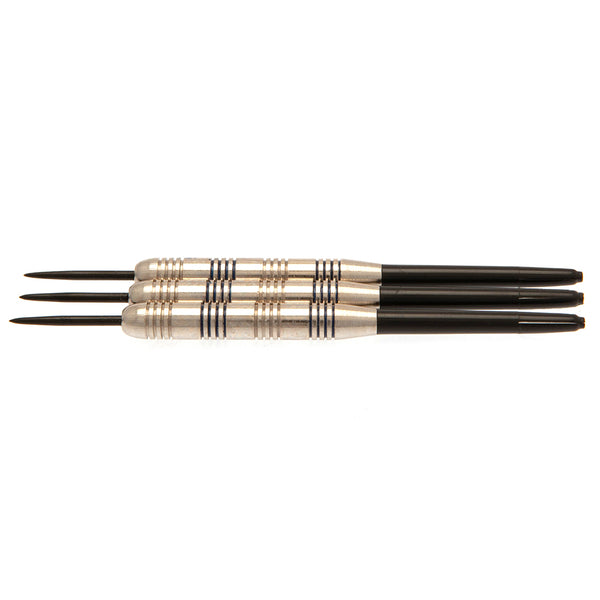 Chelsea FC Darts Set LKT Sport Chelsea FC essential darts set3 x dart barrels with blue detail3 x black dart shafts3 x blue dart flights with white Chelsea crestsComplete with a PU darts case printed with the Chelsea crestOfficial licensed product Darts