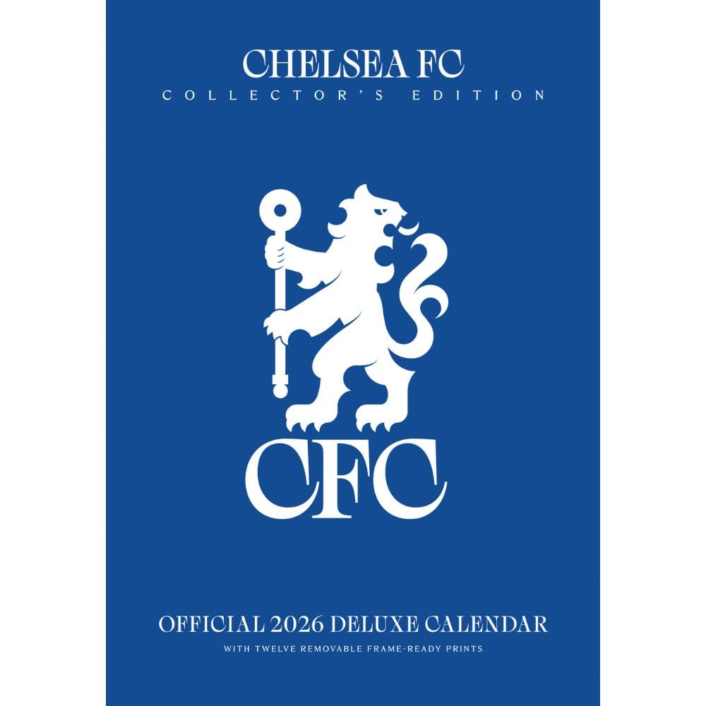 Chelsea FC Deluxe Calendar 2026 LKT Sport Football>Premier League>Chelsea FC Wall Calendars