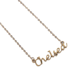 Chelsea FC Gold Plated Name Dropper Necklace LKT Sport Football>Premier League>Chelsea FC Necklaces