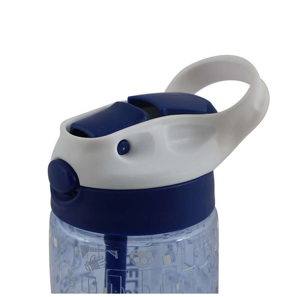 Chelsea FC Junior Water Bottle LKT Sport Vibrant blue kids water bottleWith a white Chlesea crest and fun icon designWith a screw top lid and a closable drinking spoutOfficial licensed productApprox 480ml (17oz)Approx 17cm tall, 7cm in diameter Water Bott