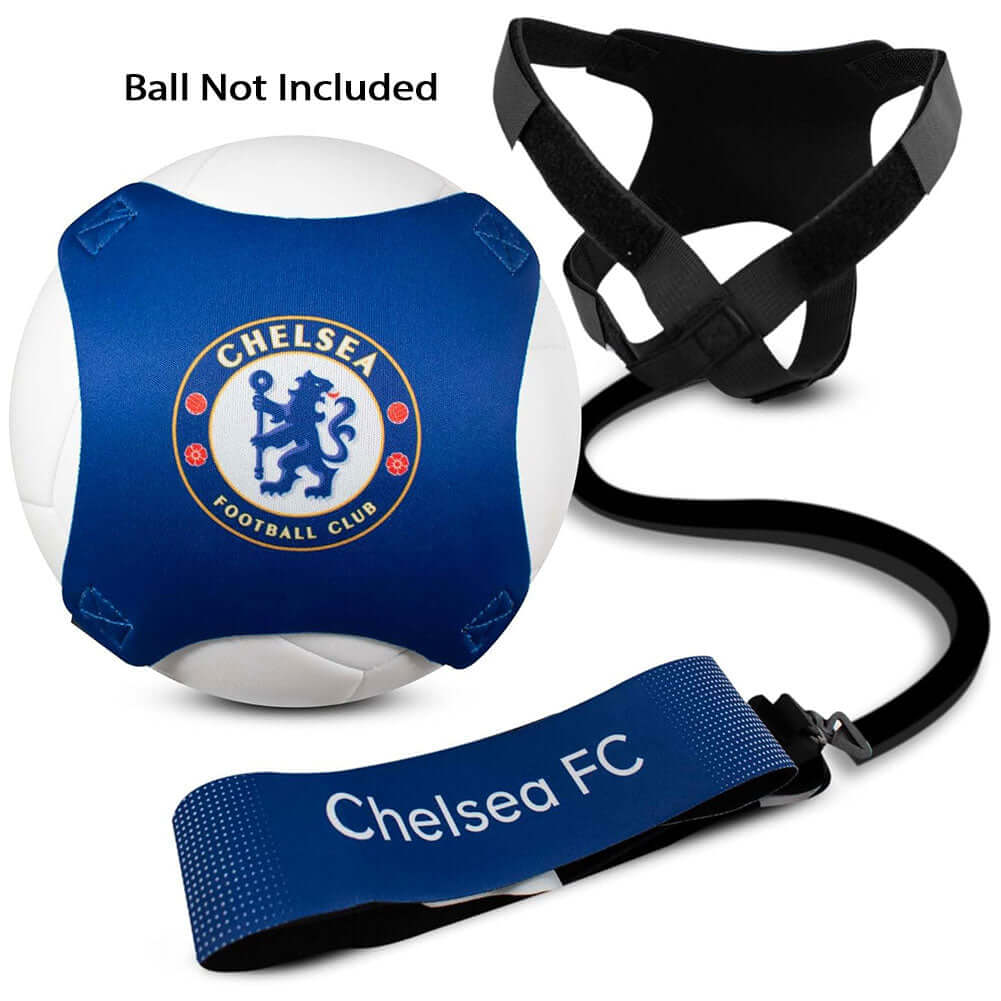 Chelsea FC Kick Trainer LKT Sport Great close control and skills training aidSize 3-5 training sleeve featuring the Chelsea crest with a cord and strapPerfect for improving passing, control and reactionsOfficial licensed productSize 3-5 football Soccer Tr Hauptbild