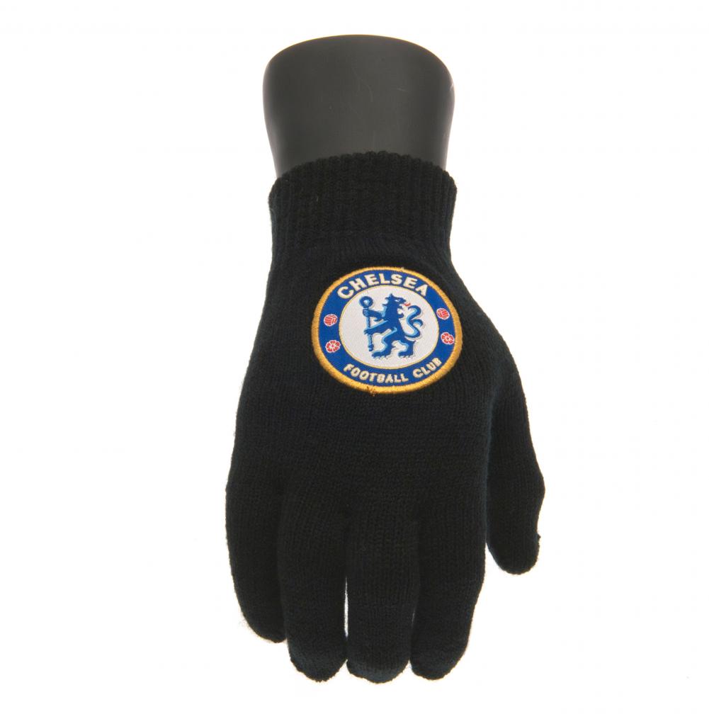 Chelsea FC Knitted Gloves Junior LKT Sport Football>Premier League>Chelsea FC Gloves & Mittens