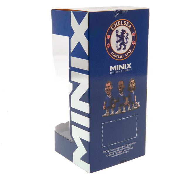 Chelsea FC MINIX Figure 12cm Sterling LKT Sport MINIX collectible figurine depicting Raheem SterlingWearing his Chelsea team kit with number on the backMINIX Football Stars number 118, collect them all!An excellent addition to any football merchandise col
