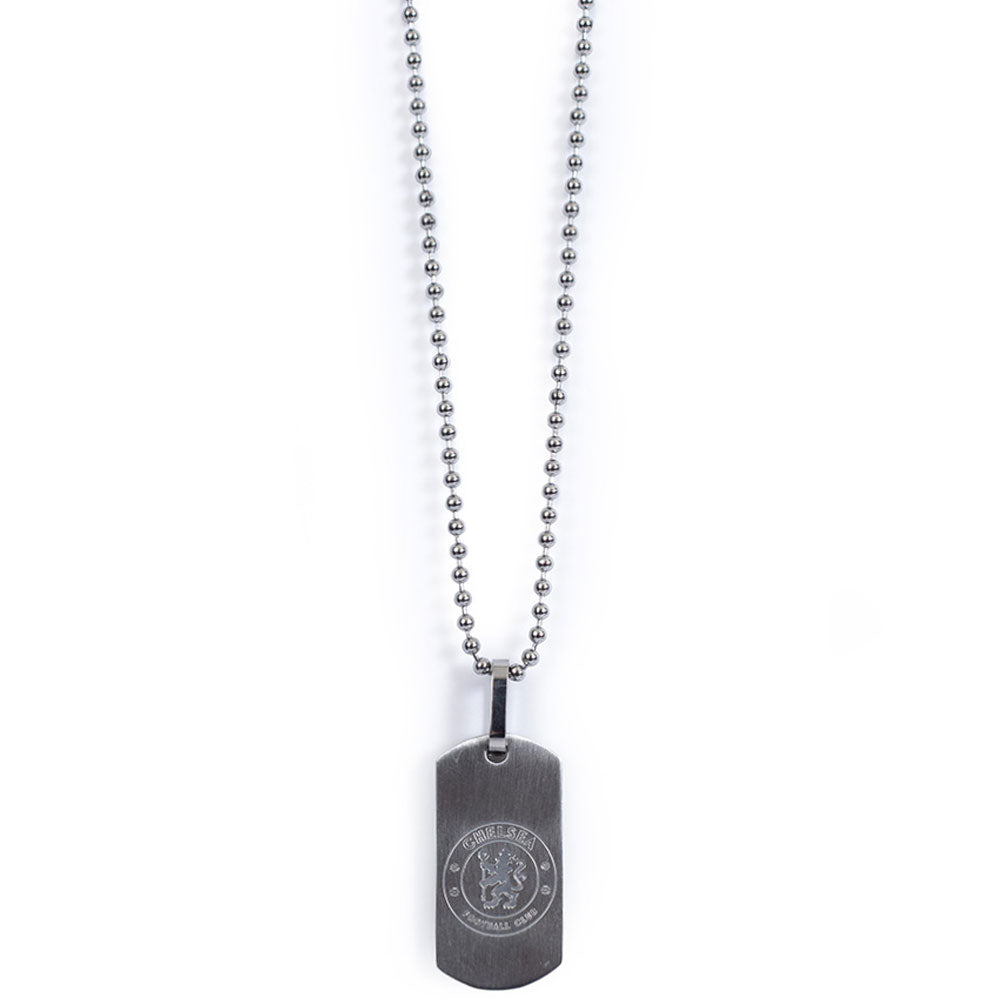 Chelsea FC Matt Finish Dog Tag & Chain LKT Sport Football>Premier League>Chelsea FC