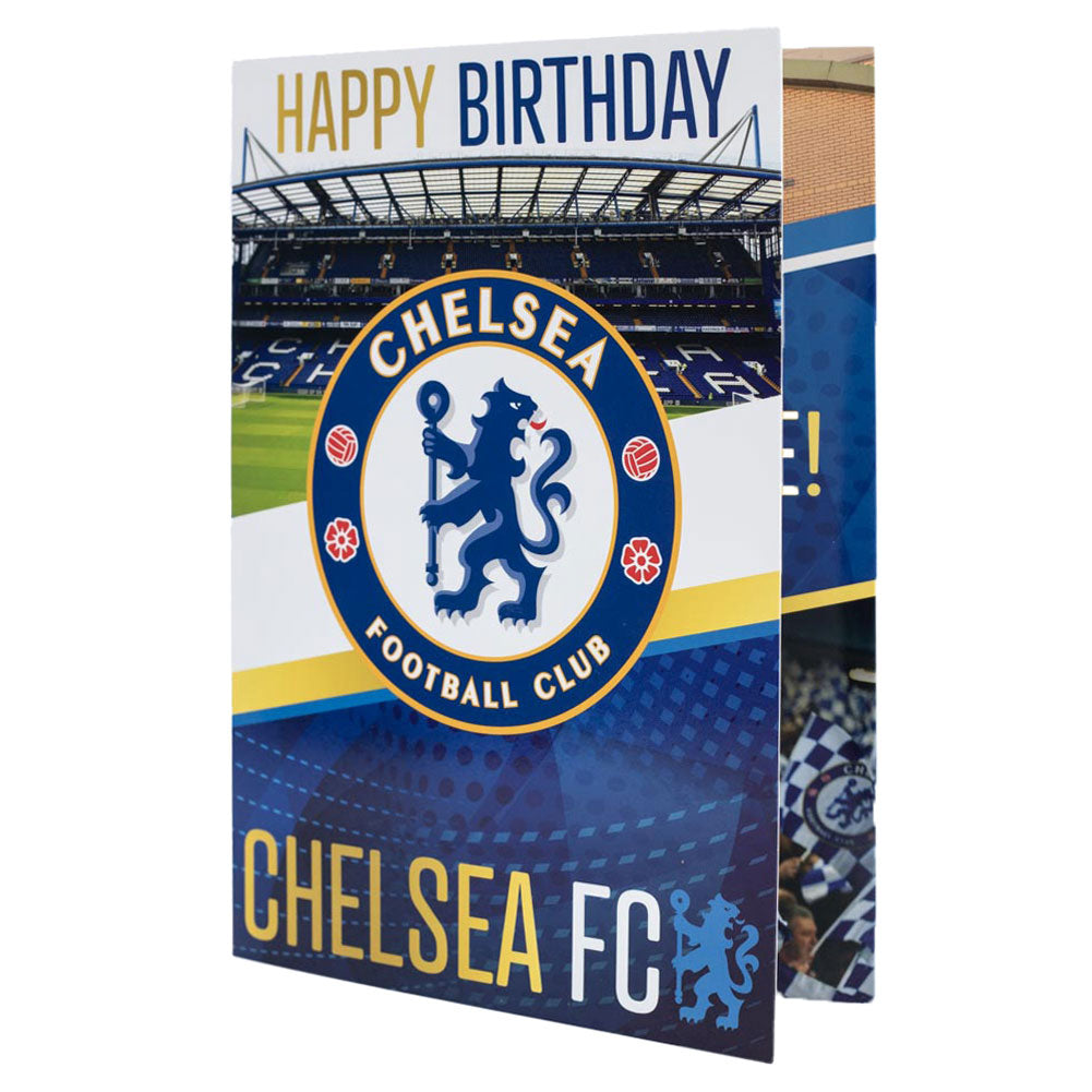 Chelsea FC Musical Birthday Card LKT Sport Football>Premier League>Chelsea FC Greeting Cards