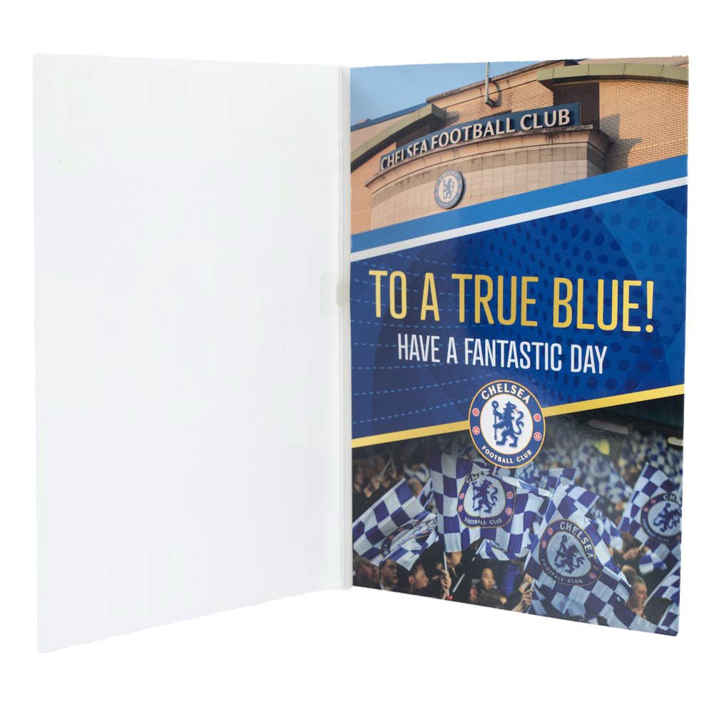 Chelsea FC Musical Birthday Card LKT Sport Football>Premier League>Chelsea FC Greeting Cards