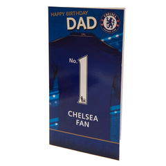 Chelsea FC No. 1 Dad Birthday Card LKT Sport Football>Premier League>Chelsea FC Greeting Cards