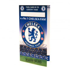 Chelsea FC No. 1 Fan Birthday Card LKT Sport Football>Premier League>Chelsea FC Greeting Cards