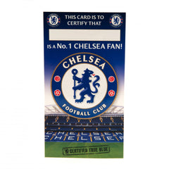 Chelsea FC No. 1 Fan Birthday Card LKT Sport Football>Premier League>Chelsea FC Greeting Cards