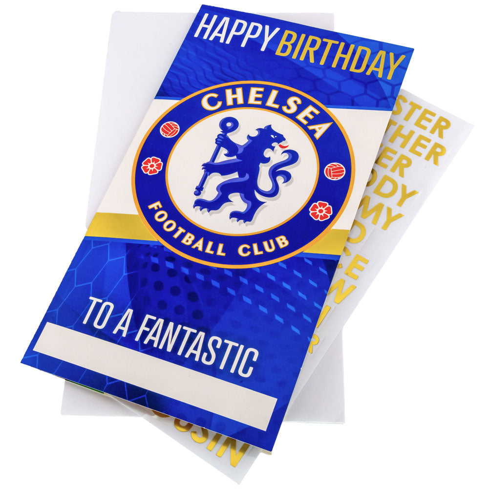 Chelsea FC Personalised Birthday Card LKT Sport Football>Premier League>Chelsea FC Greeting Cards