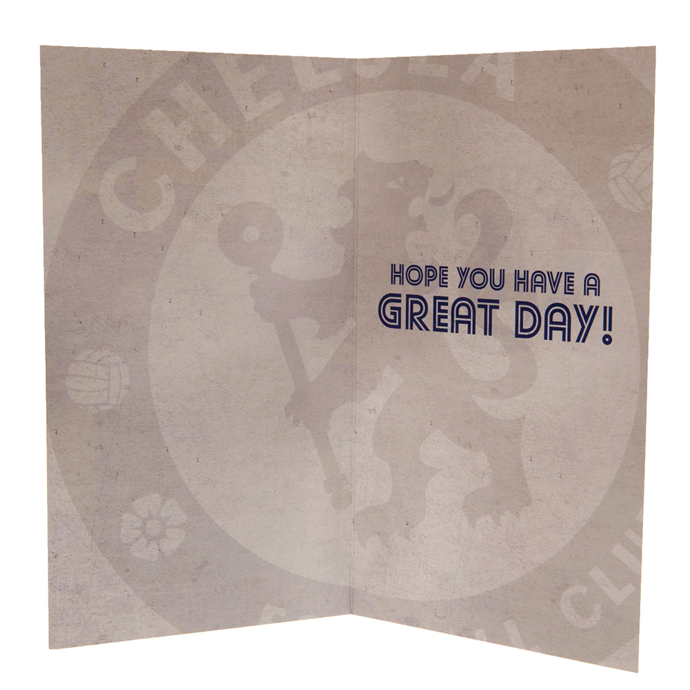 Chelsea FC Retro Shirt Birthday Card LKT Sport Football>Premier League>Chelsea FC Greeting Cards