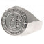 Chelsea FC Silver Plated Crest Ring Large LKT Sport Silver Plated crest design ring Featuring a highly detailed Chelsea FC crest Official licensed product Internal diameter approx 21mm Ring size X In a blister pack Rings