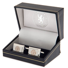 Chelsea FC Silver Plated Cufflinks LKT Sport Football>Premier League>Chelsea FC Cufflinks