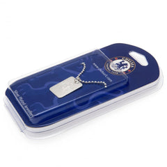 Chelsea FC Silver Plated Dog Tag & Chain LKT Sport Football>Premier League>Chelsea FC Necklaces