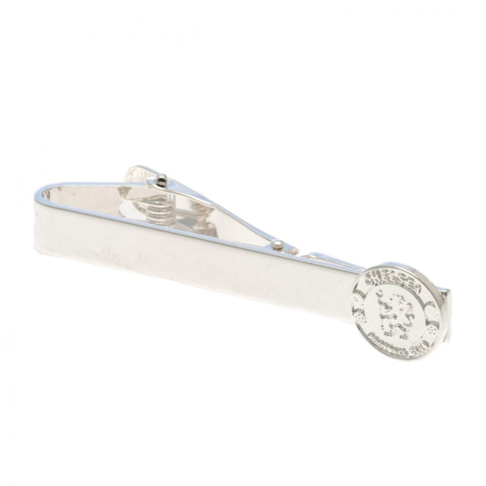 Chelsea FC Silver Plated Tie Slide LKT Sport Football>Premier League>Chelsea FC Tie Clips