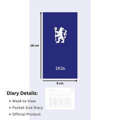 Chelsea FC Slim Diary 2026 LKT Sport Football>Premier League>Chelsea FC Planners