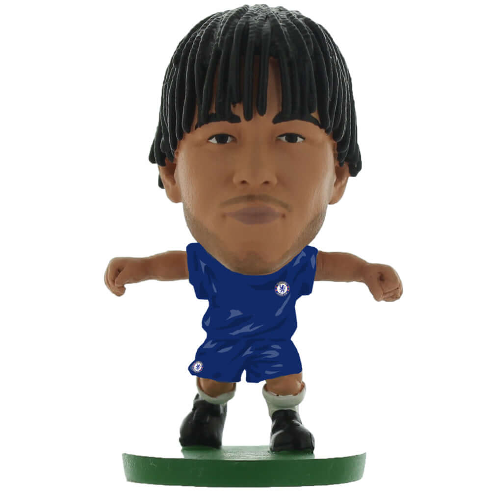 Chelsea FC SoccerStarz James LKT Sport Reece James Soccerstarz collectable figureFeatures classic Chelsea home kitStands 5cm tall on a green baseOfficial licensed productApprox 5cm x 2.5cm x 2.5cm Action Figures