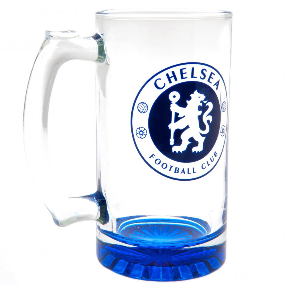 Chelsea FC Stein Glass Tankard LKT Sport Football>Premier League>Chelsea FC Beer Glasses