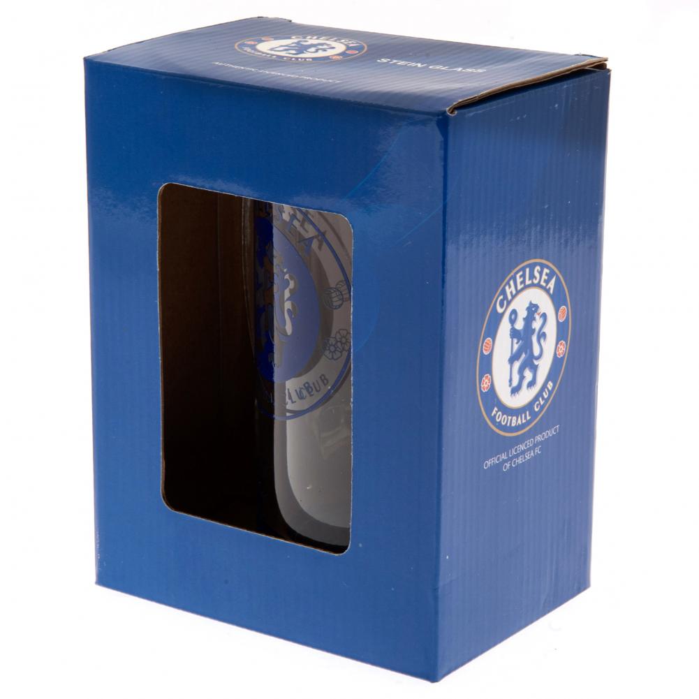 Chelsea FC Stein Glass Tankard LKT Sport Football>Premier League>Chelsea FC Beer Glasses