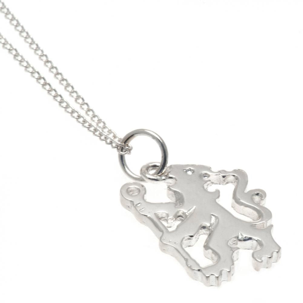 Chelsea FC Sterling Silver Pendant & Chain LN LKT Sport Football>Premier League>Chelsea FC Necklaces