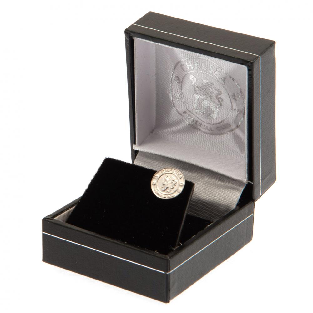 Chelsea FC Sterling Silver Stud Earring LKT Sport Football>Premier League>Chelsea FC Earrings