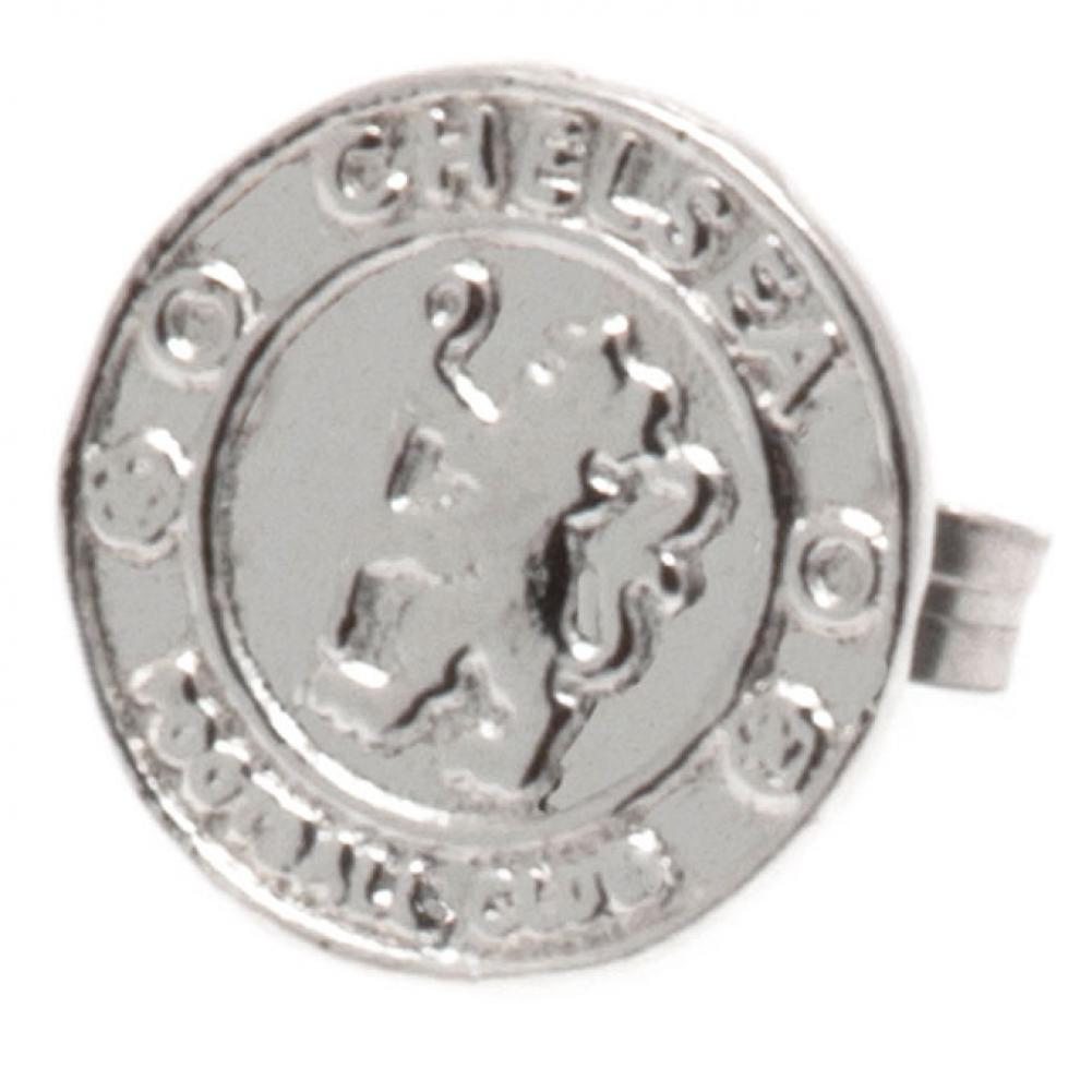 Chelsea FC Sterling Silver Stud Earring LKT Sport Football>Premier League>Chelsea FC Earrings