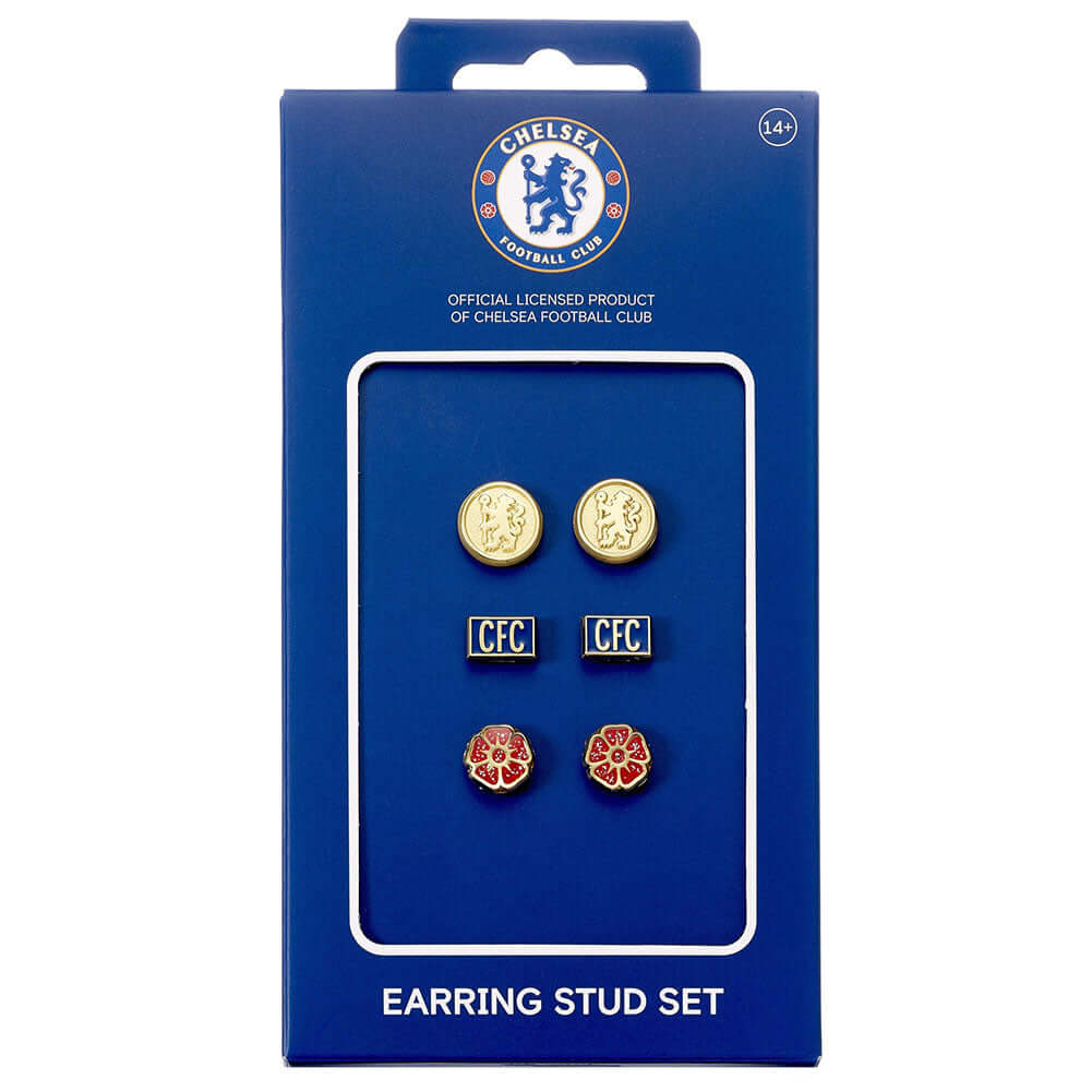 Chelsea FC Stud Earring Set LKT Sport Football>Premier League>Chelsea FC Earrings