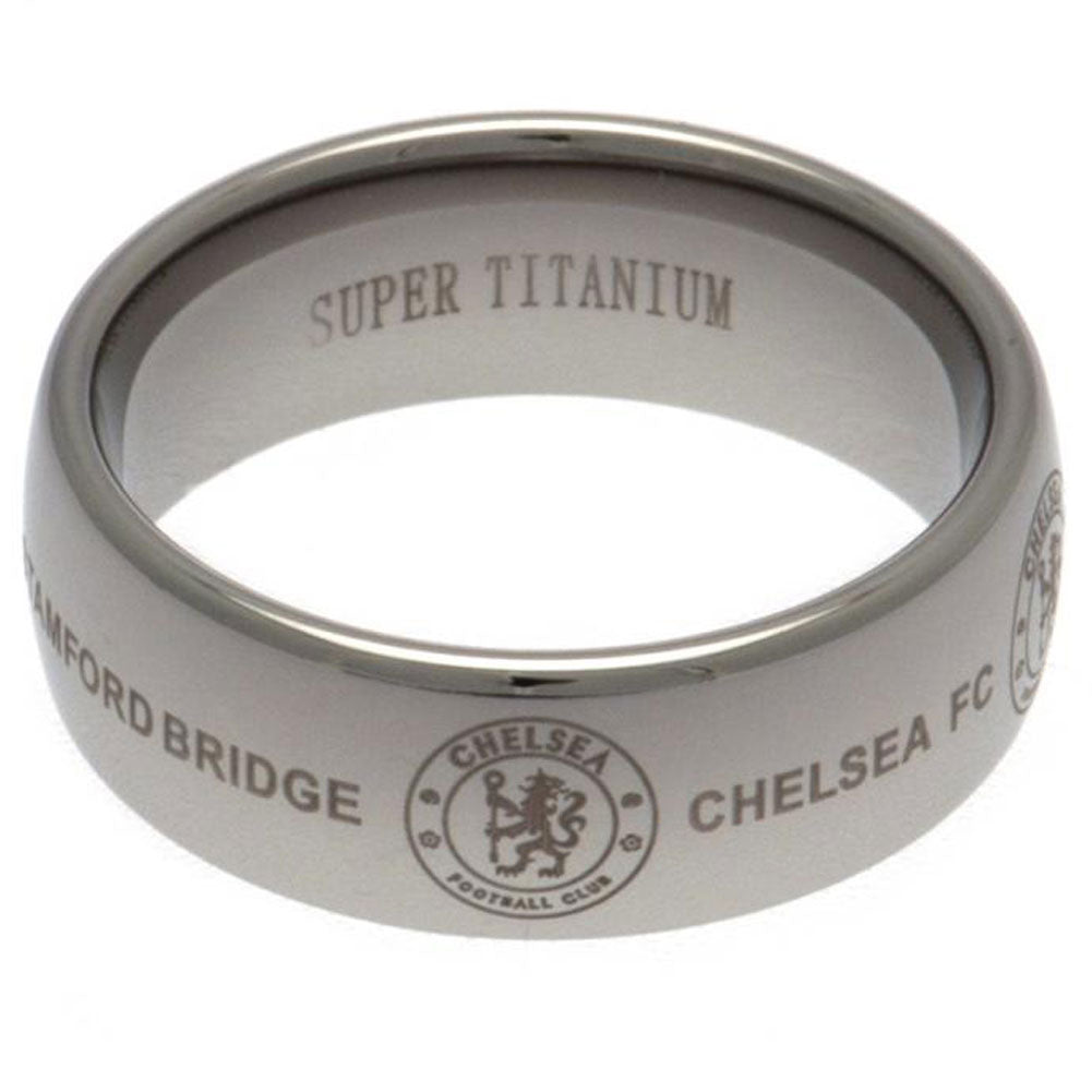 Chelsea FC Super Titanium Ring Medium LKT Sport Football>Premier League>Chelsea FC Rings