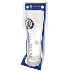 Chelsea FC Tall Beer Glass LKT Sport Football>Premier League>Chelsea FC Beer Glasses
