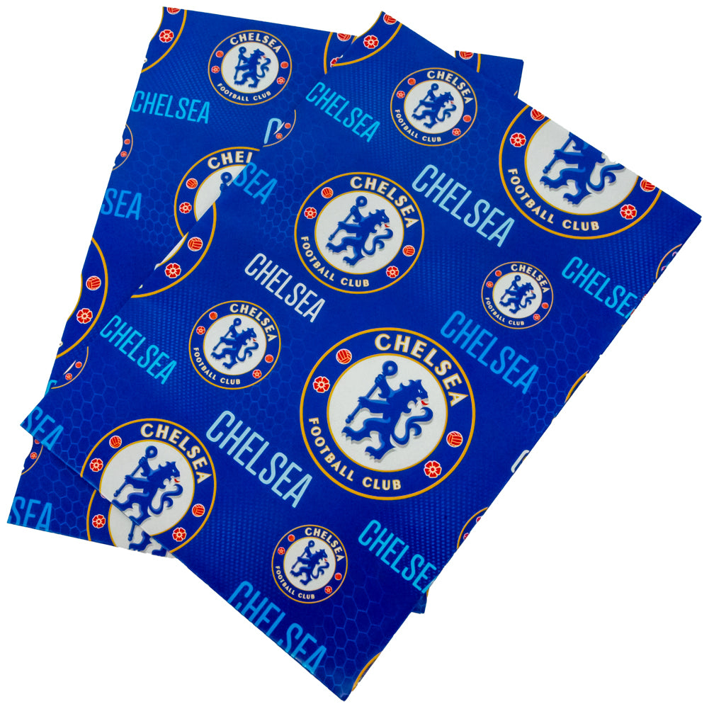 Chelsea FC Text Gift Wrap LKT Sport Football>Premier League>Chelsea FC Wrapping Paper