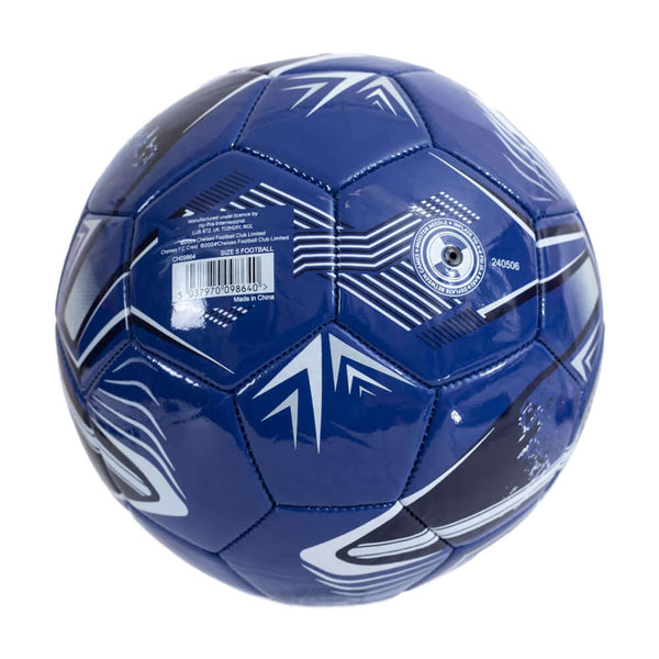 Chelsea FC Turbine Skill Ball LKT Sport Turbine print design PVC football32 panel blue and white ball with a full colour Chelsea crest in several positionsSkill practice ball suitable for all agesOfficial licensed productSize 1 footballApprox 47cm in circ