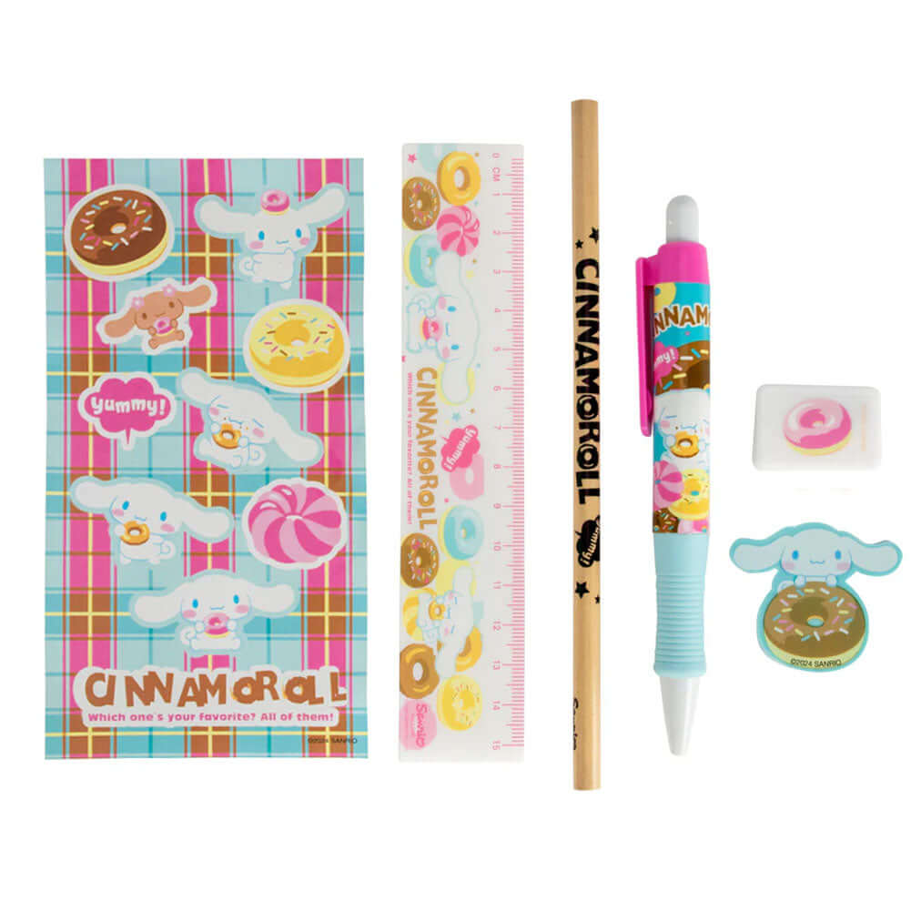 Cinnamoroll 6pc Stationery Set LKT Sport Entertainment>TV Series>Cinnamoroll Stationery