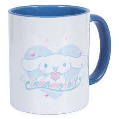 Cinnamoroll Coloured Mug LKT Sport Ceramic everyday coffee mugFeatures a pretty image of Cinamoroll with a baby blue heart behindGlazed kiln fired finish with blue handleOfficial Licensed MerchandiseApprox 315ml (11oz)Approx 9cm tall, 8cm in diameter Mugs