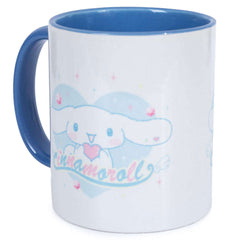 Cinnamoroll Coloured Mug LKT Sport Ceramic everyday coffee mugFeatures a pretty image of Cinamoroll with a baby blue heart behindGlazed kiln fired finish with blue handleOfficial Licensed MerchandiseApprox 315ml (11oz)Approx 9cm tall, 8cm in diameter Mugs
